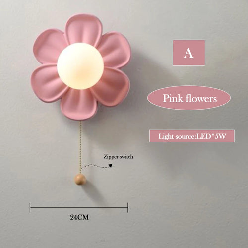applique murale fleurs pour chambre de princesse moderne - vue 15 sur 14