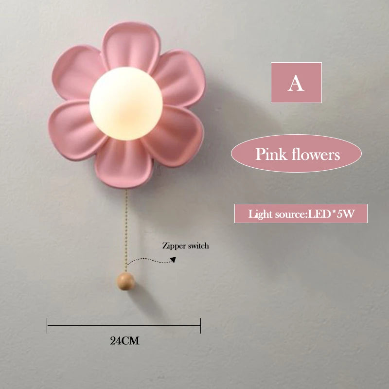 applique murale fleurs pour chambre de princesse moderne - vue 14 sur 14