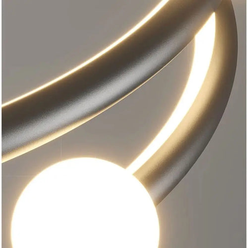 lustre minimaliste en verre design pour éclairage moderne - vue 6 sur 10