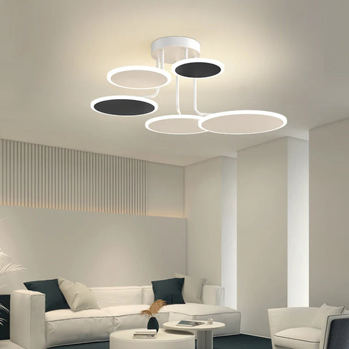 lustre en acrylique design pour intérieur moderne élégant et lumineux - vue 5 sur 14