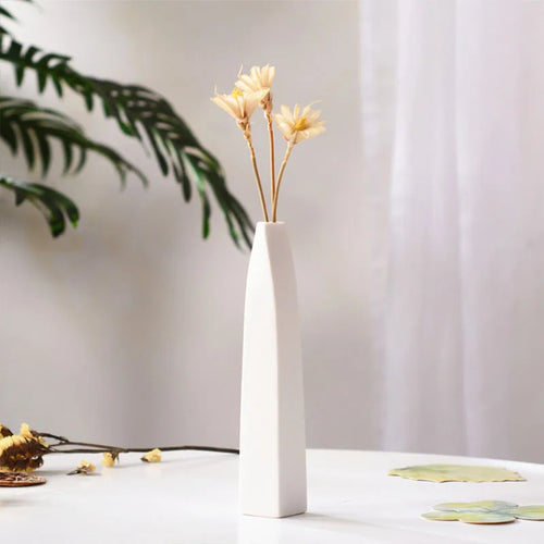 vase en céramique moderne pour fleurs séchées décoration artisanale - vue 4 sur 12