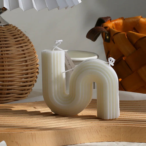 bougies parfumées géométriques pour décoration et cadeaux divers - vue 8 sur 8