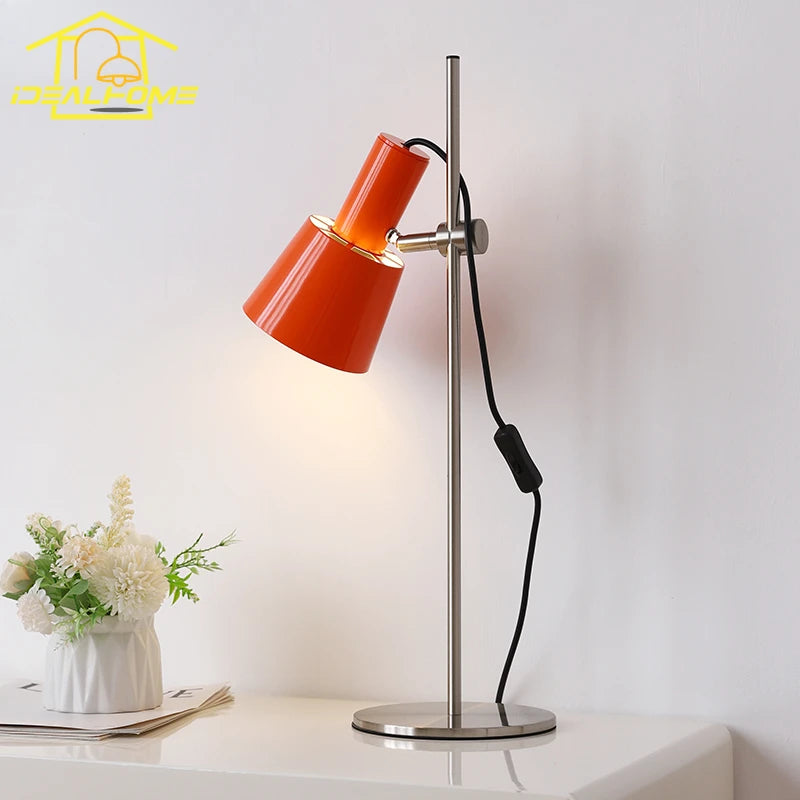 lampe de bureau réglable design rétro moderne led - vue 3 sur 8
