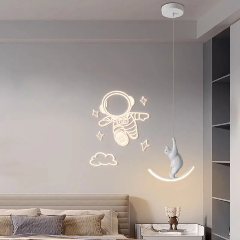 lampe suspendue déco licorne - vue 5 sur 14