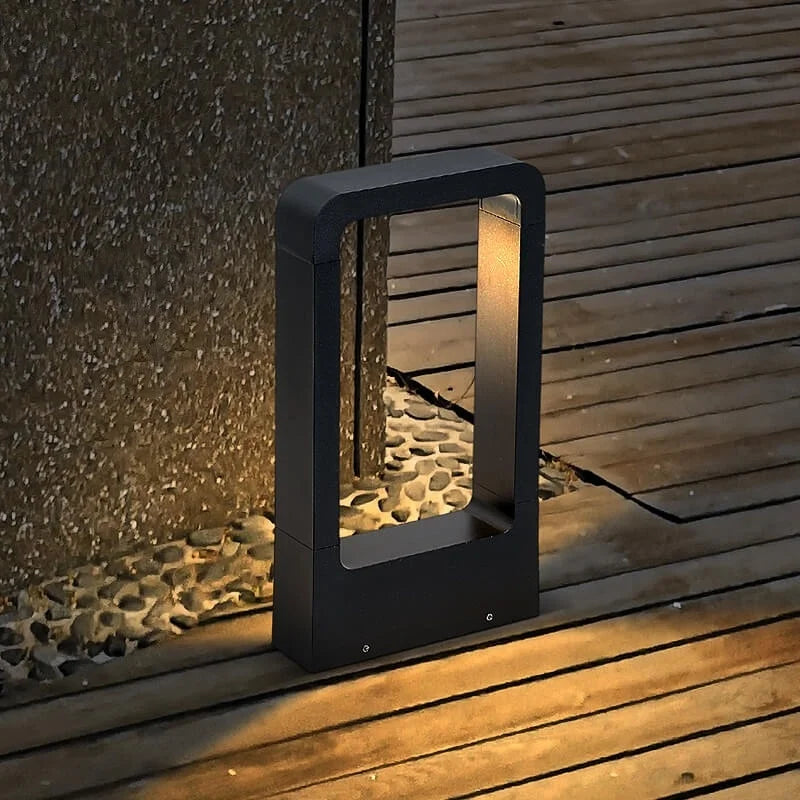 LED10W éclairage pelouse lampe extérieure étanche IP65 en alliage d'aluminium de Style chinois en forme d'arc parc Villa jardin paysage décoration - vue 5 sur 14