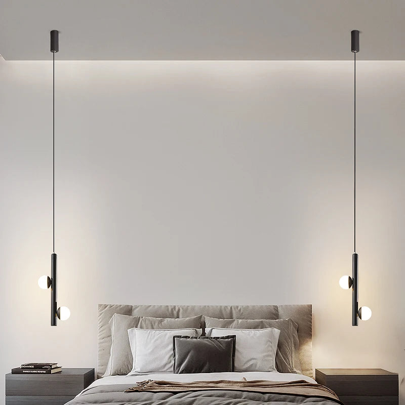 suspension nordique moderne pour éclairage intérieur design élégant - vue 4 sur 8