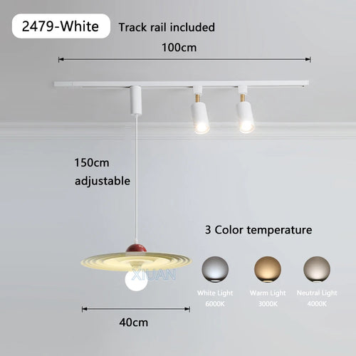 suspension led en bois pour table à manger nordique - vue 16 sur 18
