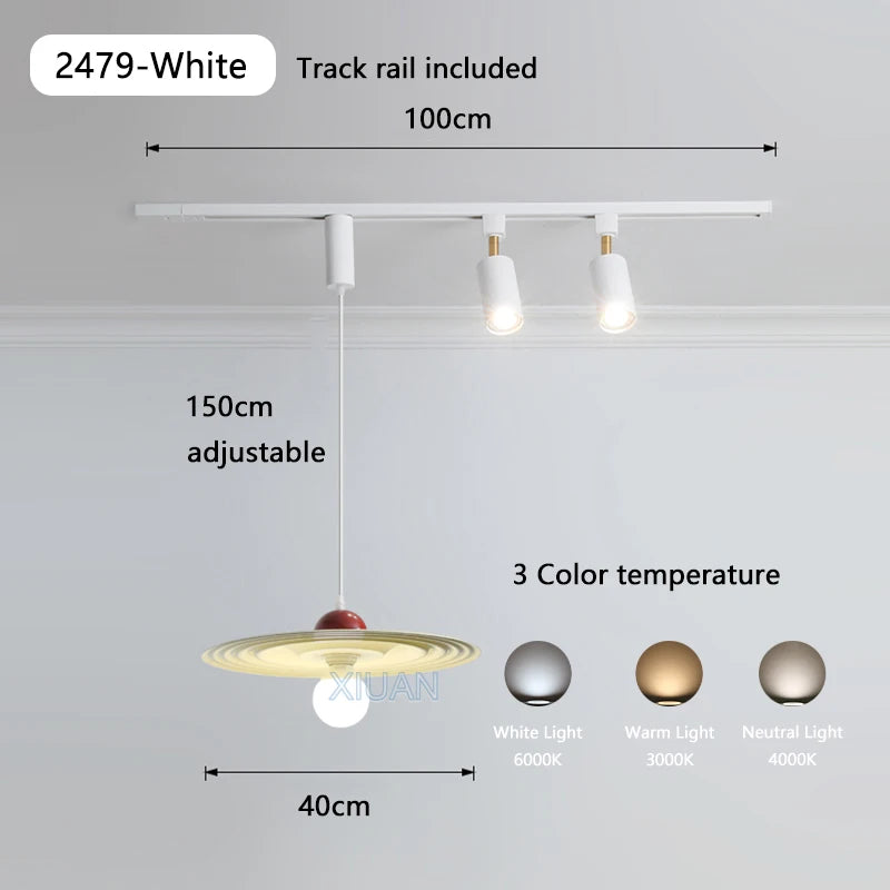 suspension led en bois pour table à manger nordique - vue 15 sur 18