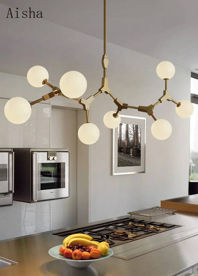 lustre moderne décoratif pour un intérieur nordique élégant - vue 1 sur 16