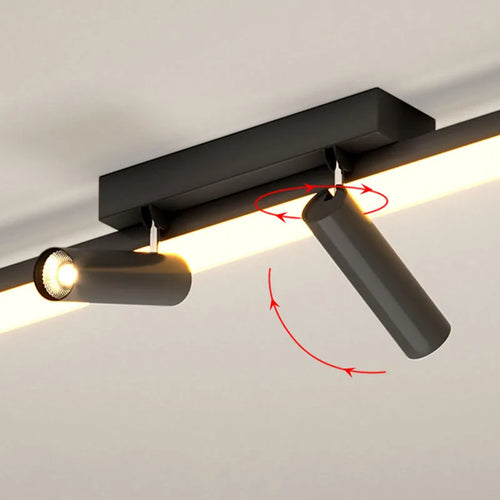 Plafond moderne à LEDs lampe pour salon salle à manger chambre placards cuisine allée bande piste projecteur fond luminaire - vue 5 sur 10