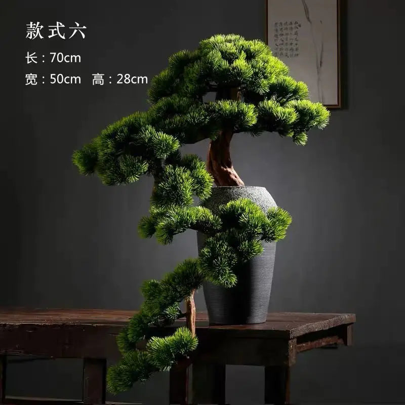 plafonnier bonsaï décoration intérieure style chinois haut de gamme - vue 6 sur 11