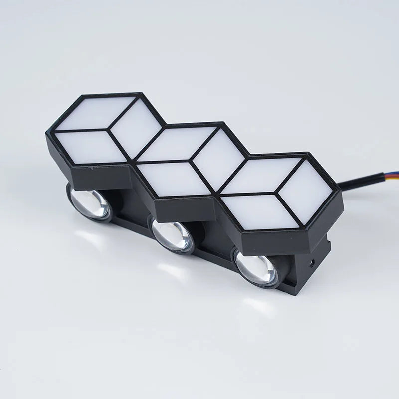 Applique murale imperméables extérieures lampe de applique murale LED moderne Applique murale décorative intérieure extérieure Garage luminaire mural étanche - vue 5 sur 9