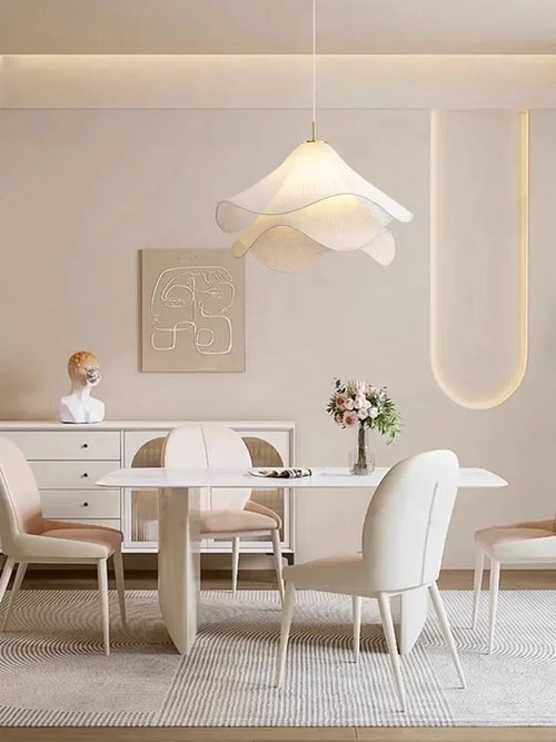 lustre led créatif européen en forme de lotus décoration moderne - vue 2 sur 5