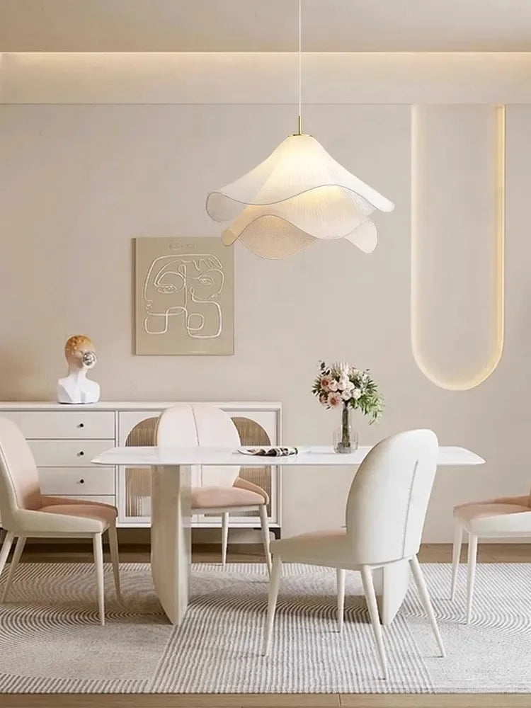 lustre led créatif européen en forme de lotus décoration moderne - vue 2 sur 5