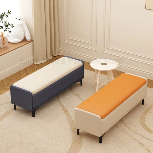 banc à chaussures nordique de luxe pour le rangement - vue 2 sur 15