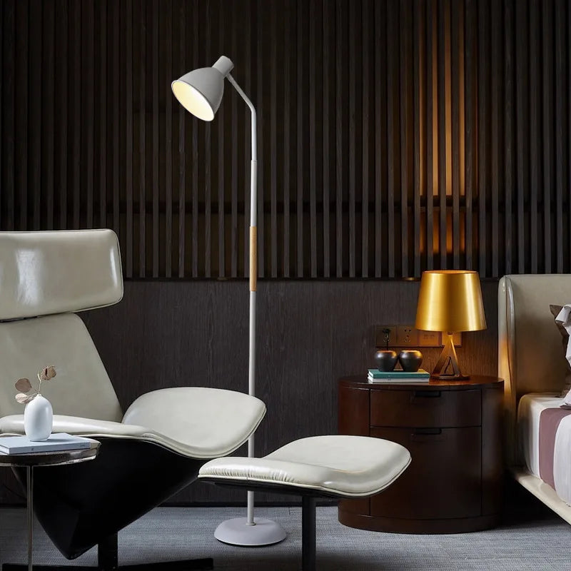 Lampadaire loft Noir Debout - vue 3 sur 8