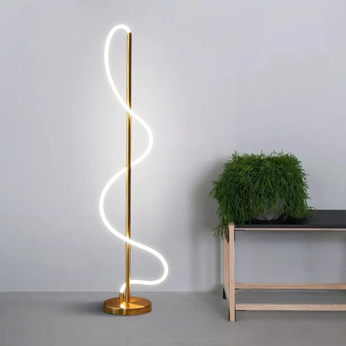 lampadaire led moderne design nordique créatif pour intérieur - vue 2 sur 9