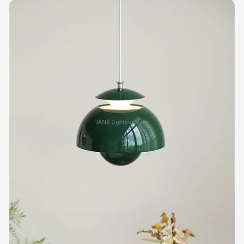Design danois fleur bourgeon suspension moderne Simple Restaurant chambre d'enfants chambre chevet lustre nordique maison lampes LED - vue 2 sur 10