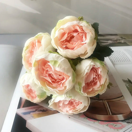 petit bouquet de fleurs artificielles pour décorations printanières et festives - vue 11 sur 34