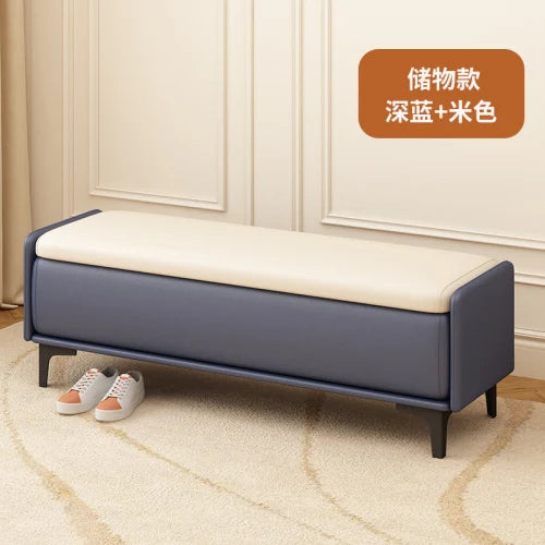 banc à chaussures nordique de luxe pour le rangement - vue 15 sur 15