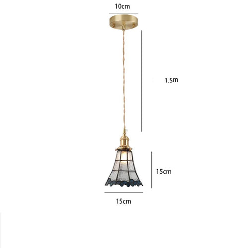 suspension en verre teinté style nordique pour éclairage industriel - vue 13 sur 18