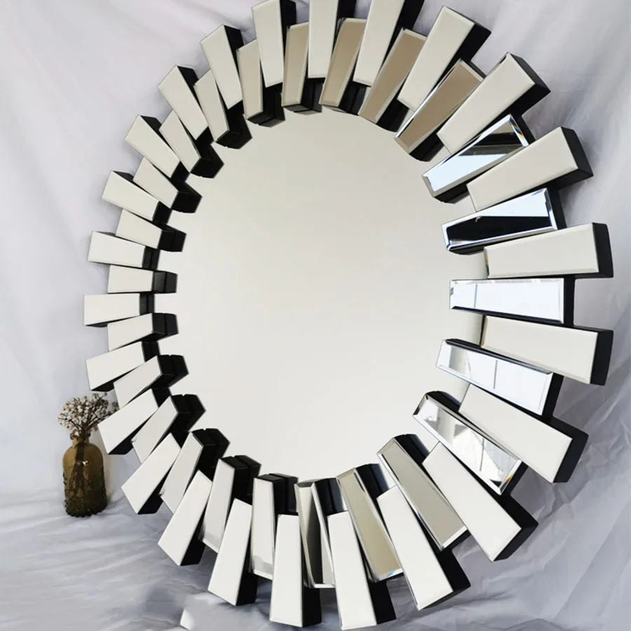 miroirs ronds décoratifs autocollants pour décoration et maquillage - vue 2 sur 7