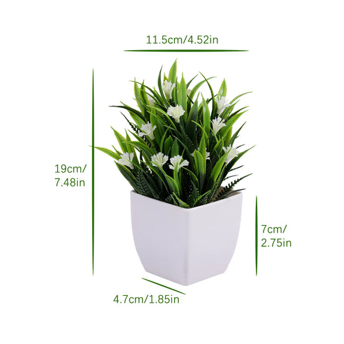 plante artificielle en pot pour décoration de bureau et jardin - vue 29 sur 45