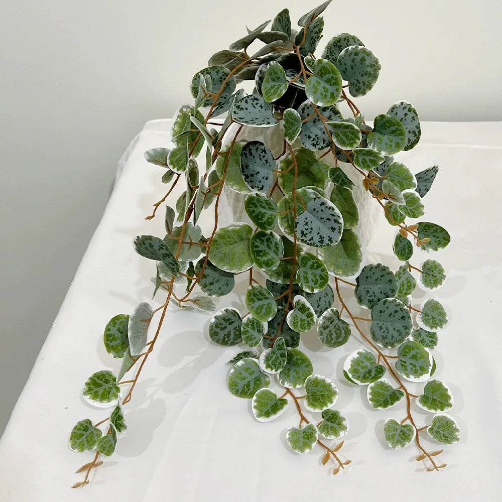 plantes artificielles eucalyptus pour décoration murale et jardin - vue 2 sur 5