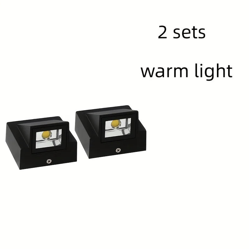 LED Aluminum Waterproof Wall Lamp, Modern Outdoor Wall Washer, 5W Wall Mount Outdoor Security Lighting Fixture - vue 6 sur 6