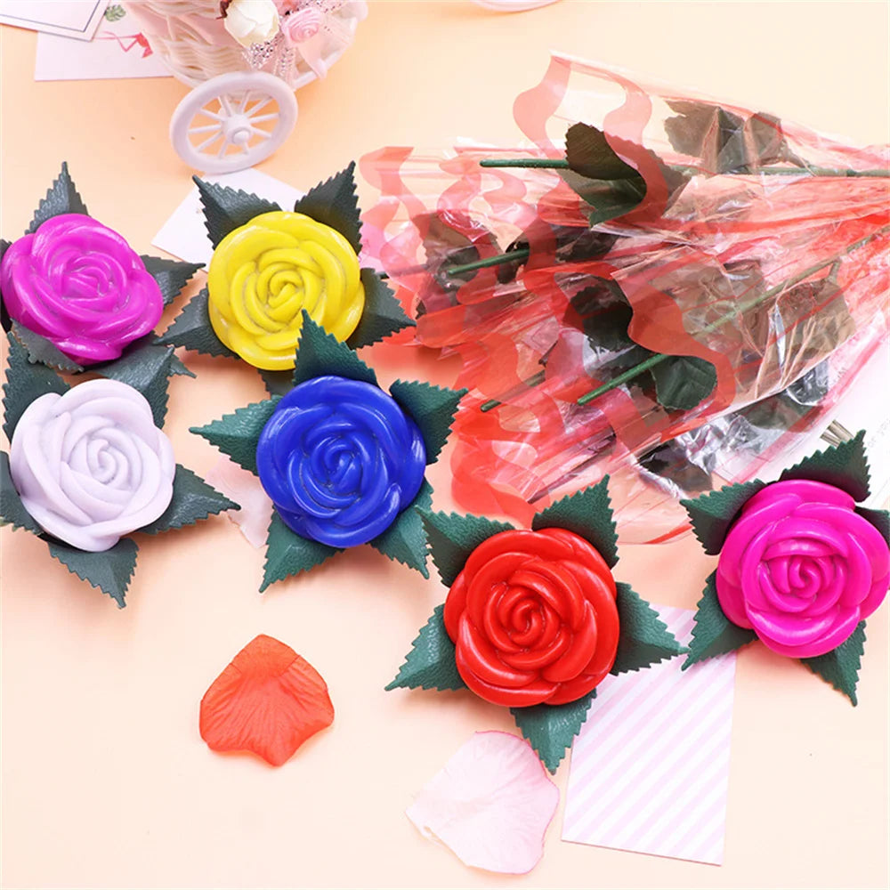branche de roses lumineuses pour saint valentin et fêtes romantiques - vue 5 sur 12