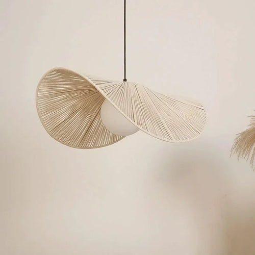 suspension en rotin pour décoration intérieure élégante - vue 4 sur 12