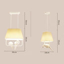 lustre style japonais simple avec suspension oiseau