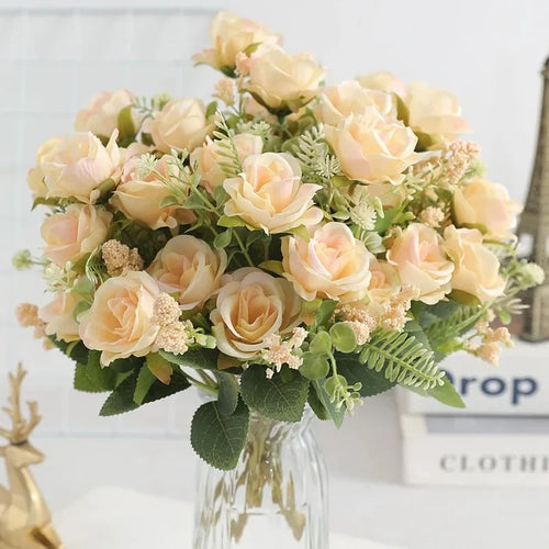 bouquet de pivoines artificielles pour mariage et décoration intérieure - vue 12 sur 15