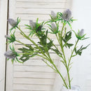 fleurs artificielles décoratives houx de mer rose violette
