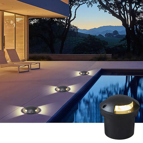 Versatile LED Aisle Lights for Outdoor Areas, Stairs, and Gardens - vue 2 sur 5