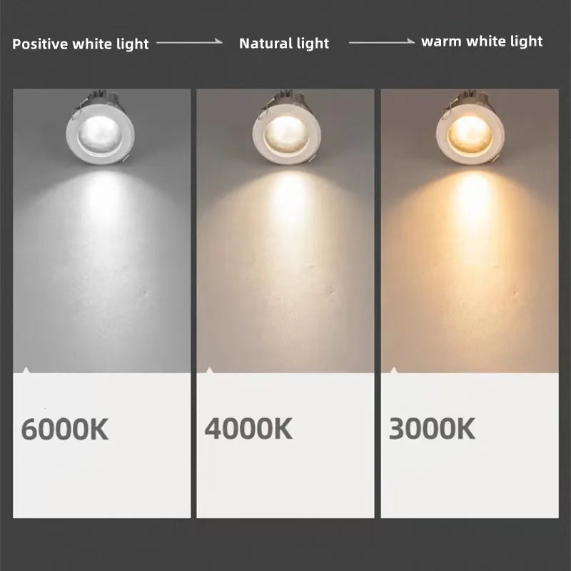 spot led rond étanche en aluminium pour intérieur et extérieur - vue 4 sur 6
