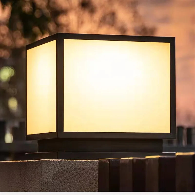 lampadaire d'extérieur vintage étanche moderne pour jardin et terrasse - vue 3 sur 14