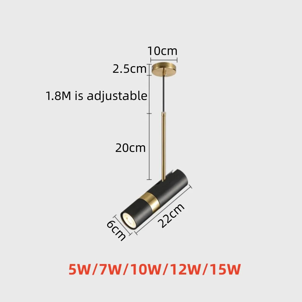 360° rotatable surface mounted LED ceiling light 5W 7W 9W 12W 15W bulb can be replaced LED spot light, down light Dimmable Reces - vue 4 sur 5
