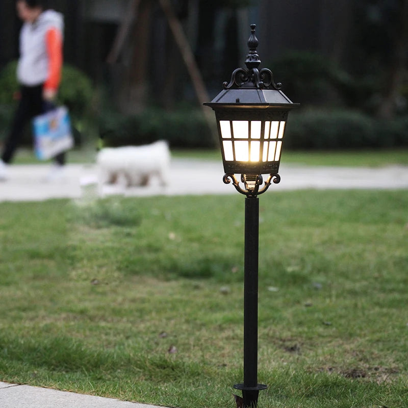 Lampe à gazon extérieure en aluminium porche jardin étanche réglable parc décoration cour pelouse paysage IP54 lumières pelouse lumière - vue 3 sur 8