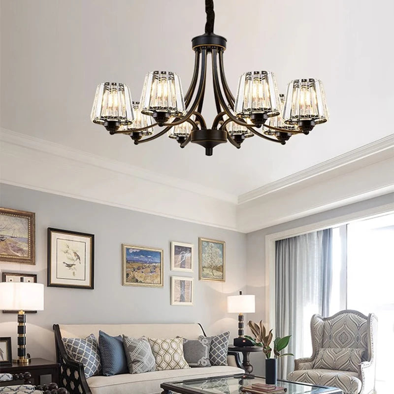 Lustre led design moderne luminaire décoratif d'intérieur - vue 5 sur 26