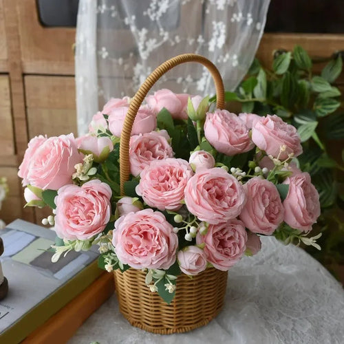 fleurs artificielles pour décoration mariage et scrapbooking - vue 4 sur 9