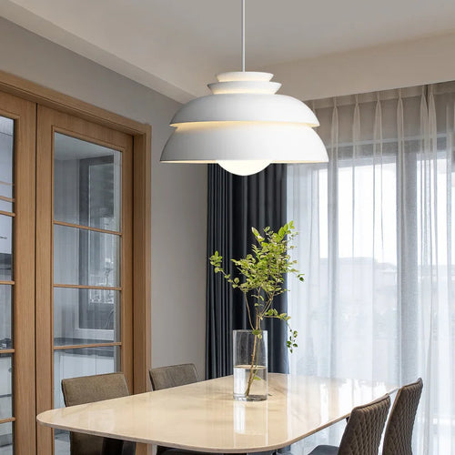 suspension design scandinave moderne à led - vue 2 sur 8