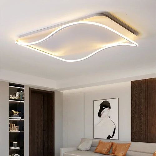 plafonnier moderne à leds pour éclairage intérieur décoratif - vue 4 sur 19