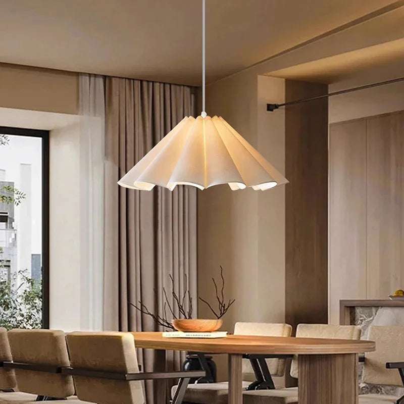 suspension en tissu japonais wabi sabi pour bar de cuisine et restaurant - vue 5 sur 8
