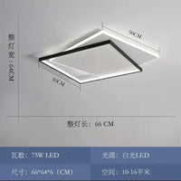 plafonnier led moderne simple décoration domestique nordique