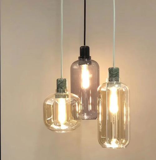 lustre en verre danois créatif rétro pour une ambiance nordique - vue 2 sur 5