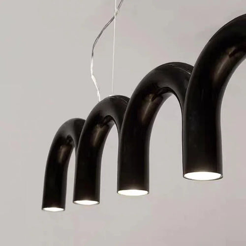 lustre led minimaliste moderne pour tables alimentaires design luminaire - vue 6 sur 14