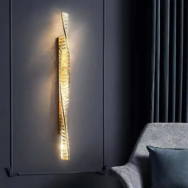 lustre en cristal à led design moderne pour restaurant et salle à manger - vue 5 sur 11