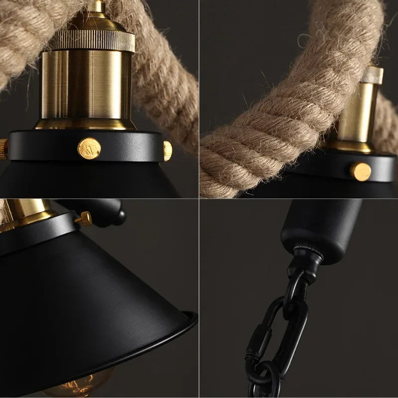 suspension vintage style campagnard pour un éclairage chaleureux - vue 6 sur 8