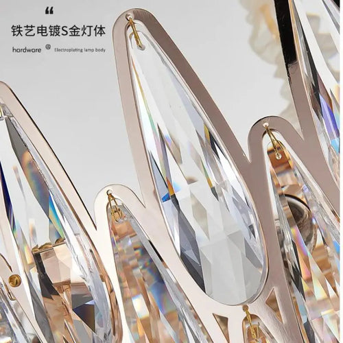 lustre en cristal pour un éclairage élégant et moderne - vue 7 sur 10